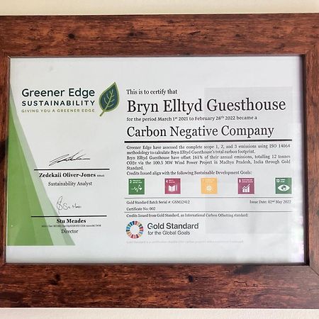Bryn Elltyd Eco House Guest House Blaenau Ffestiniog Luaran gambar